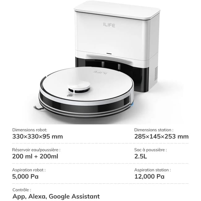 Aspirateur Laveur Robot A30 Pro