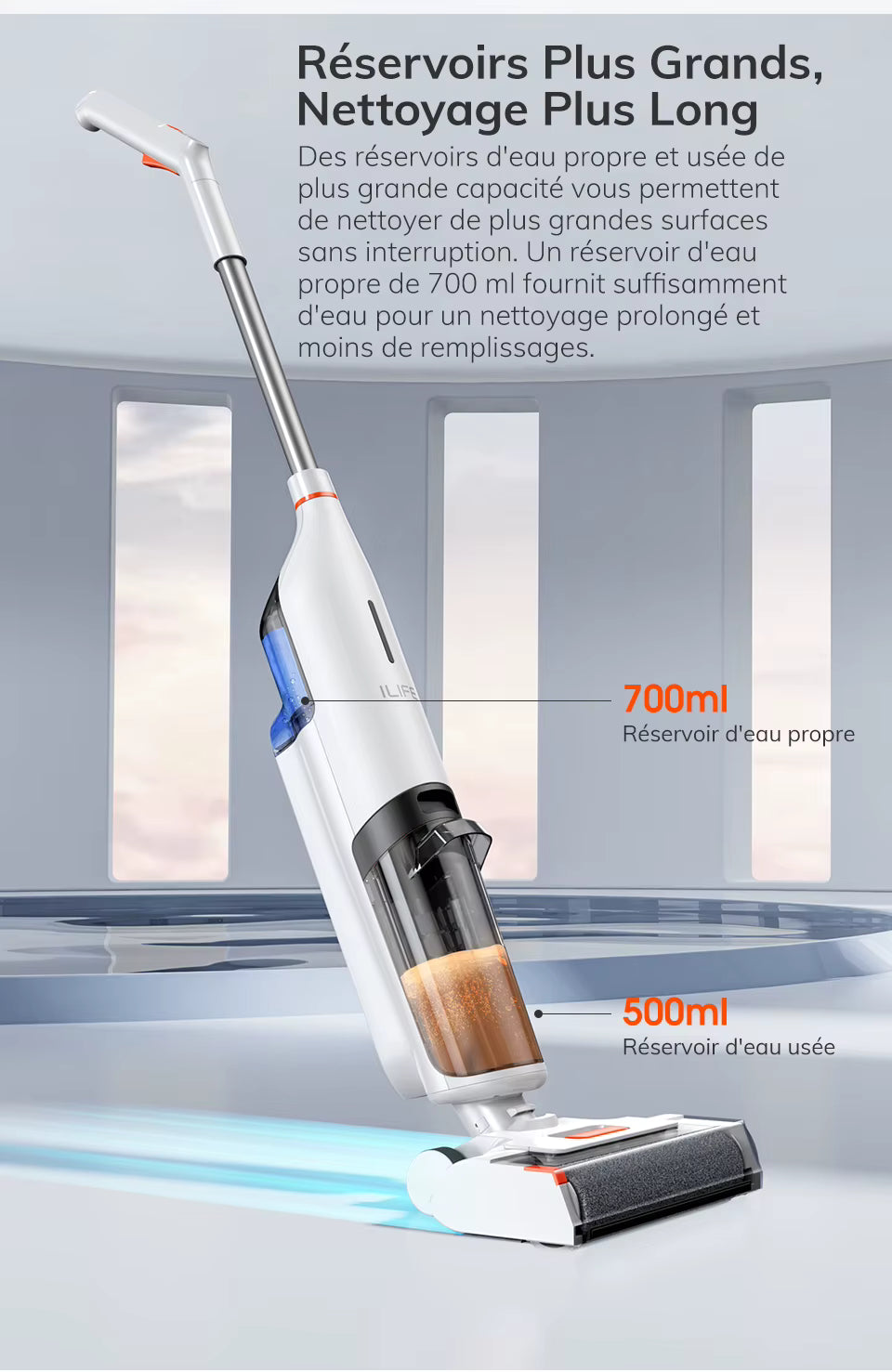 ASPIRATEUR LAVEUR A BALAI W90