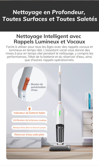 ASPIRATEUR LAVEUR A BALAI W90