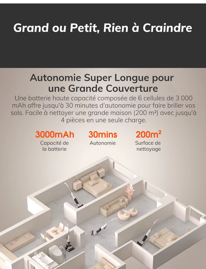 ASPIRATEUR LAVEUR A BALAI W90