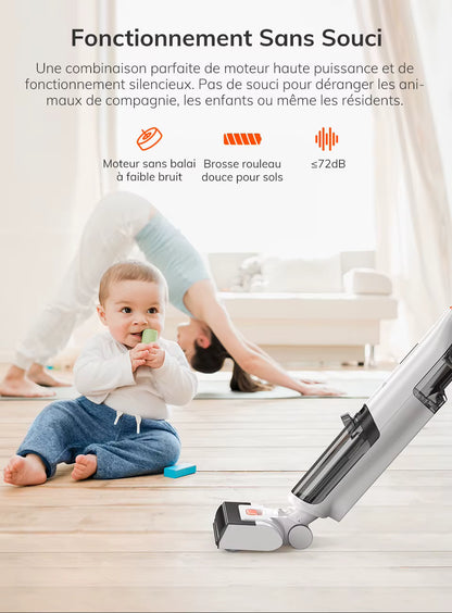 ASPIRATEUR LAVEUR A BALAI W90