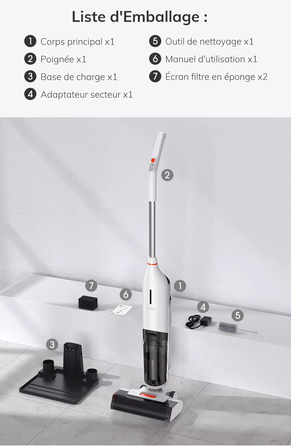 ASPIRATEUR LAVEUR A BALAI W90